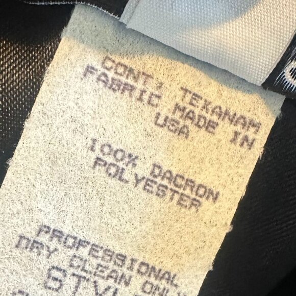 Victor Costa Vintage Black Off-Shoulder Sheath Dress Flower Size 14 Women's - Picture 16 of 16